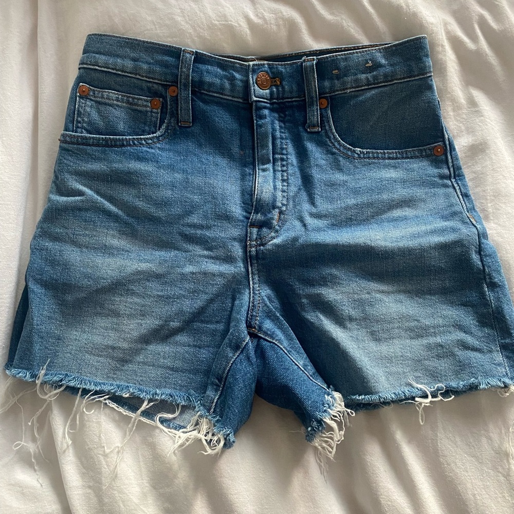 Madewell High- Rise Denim Shorts Size 25